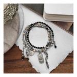 TRIO BOHO Z AMAZONITEM WERSJA SREBRNA