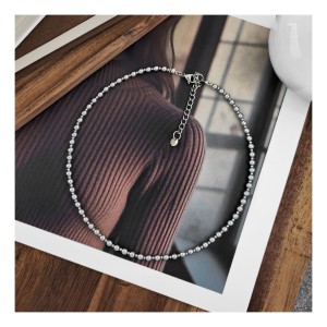 SREBRNY CHOKER