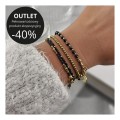 KOMPLET BOHO CZERŃ I ZŁOTO - OUTLET