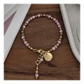 BRANSOLETKA BOHO - PASTEL PEARL WERSJA ZŁOTA