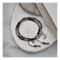 DUO BOHO CZERŃ I SREBRO LUNAR THEME