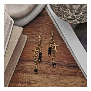 BOHO CHWOSTY - KRZYŻE CZERŃ I ZŁOTO 