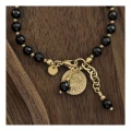 BRANSOLETKA BOHO GOLDEN BLACKRIVER