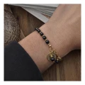 BRANSOLETKA BOHO GOLDEN BLACKRIVER