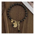 BRANSOLETKA BOHO GOLDEN BLACKRIVER