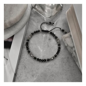 BOHO CZARNO SREBRNA