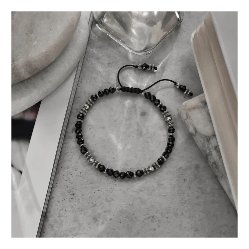 BOHO CZARNO SREBRNA