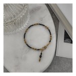 CZARNY SPINEL I ZŁOTY HEMATYT PLUS ZAWIESZKA