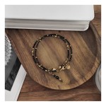 DUO BOHO - CZARNY SPINEL I ZŁOTY HEMATYT