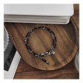 DUO BOHO - CZARNY SPINEL I SREBRNY HEMATYT