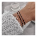 DUO BOHO - CZARNY SPINEL I SREBRNY HEMATYT