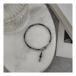 CZARNY SPINEL I SREBRNY HEMATYT PLUS ZAWIESZKA